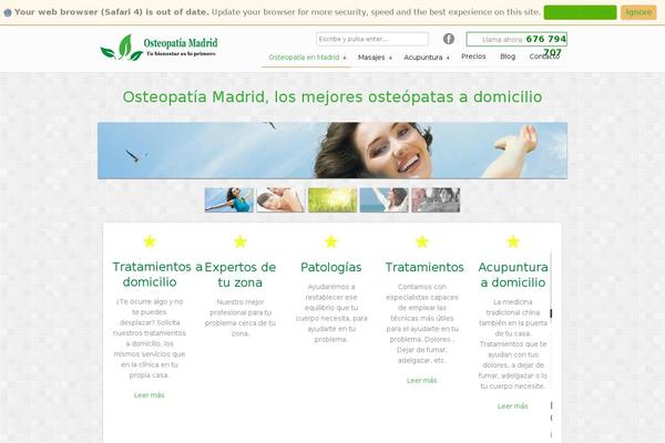 osteopatiamadrid.net site used Sogood