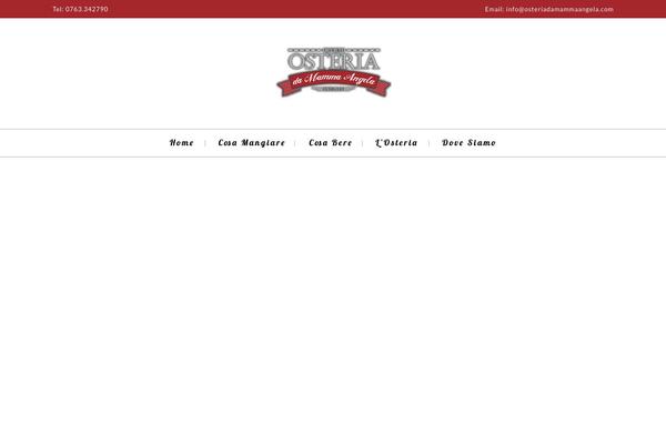 Ristorante theme site design template sample