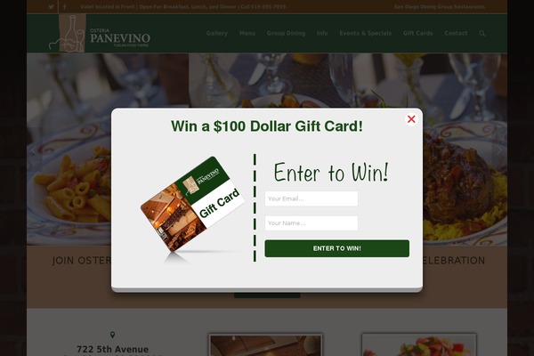 WordPress website example screenshot