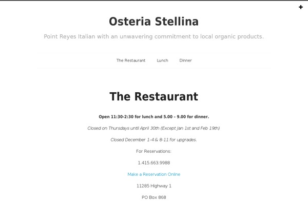 osteriastellina.com site used tdSimple