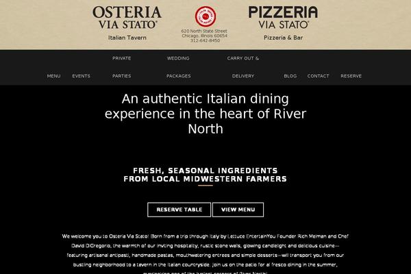 Osteria theme site design template sample