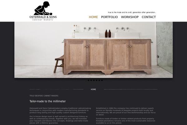 WordPress website example screenshot