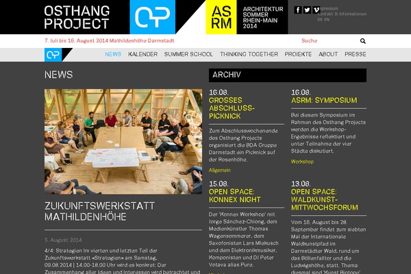 osthang-project.org site used Osthangproject