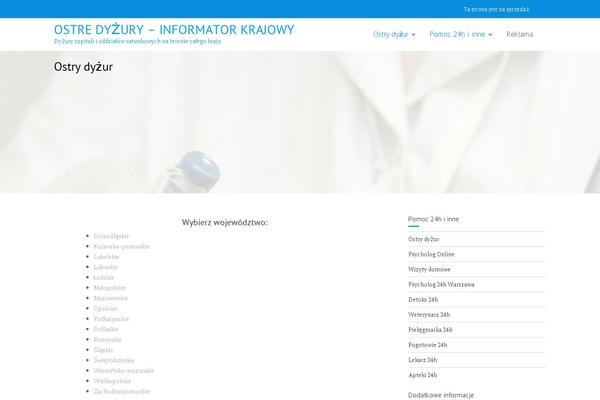 ostredyzury.pl site used Medical Circle