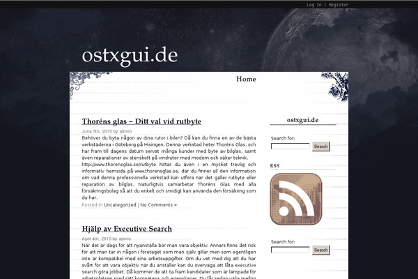 ostxgui.de site used Cloudy Night