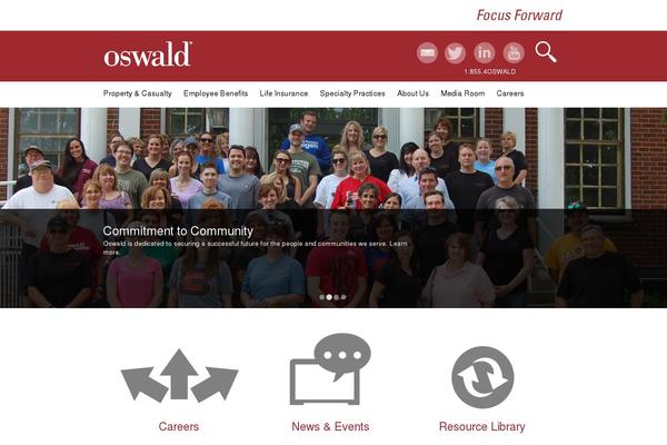 Oswald theme site design template sample