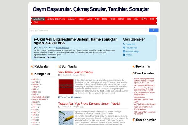 osym-tr.com site used Osym-v3