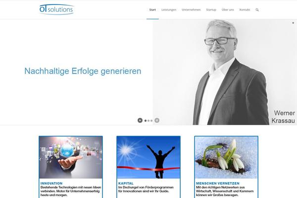 Enfold theme site design template sample