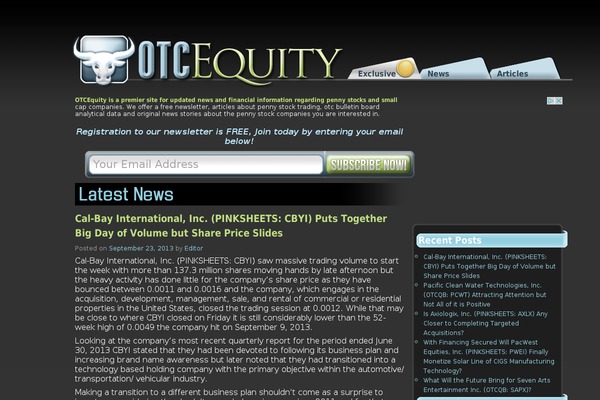 otcequity.com site used Otcequity