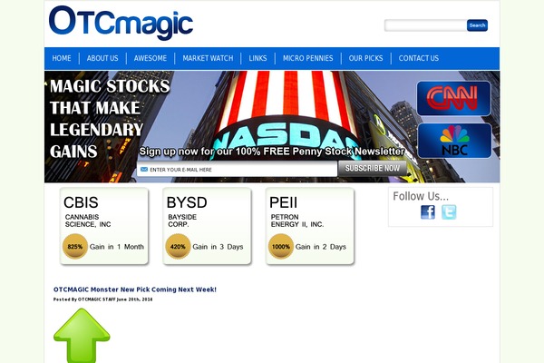 otcmagic.com site used Magicdollar