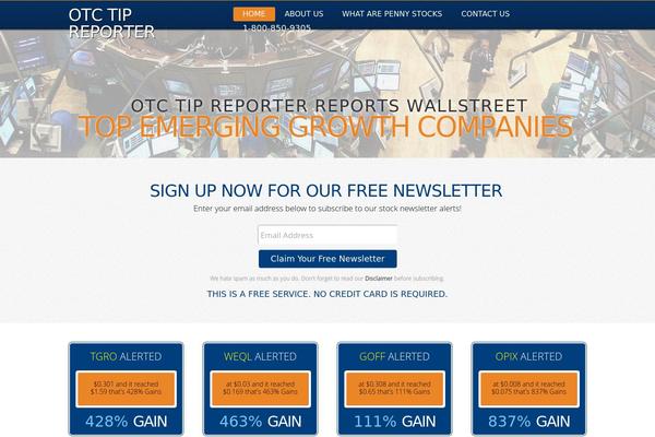 otctipreporter.com site used Aesthetics