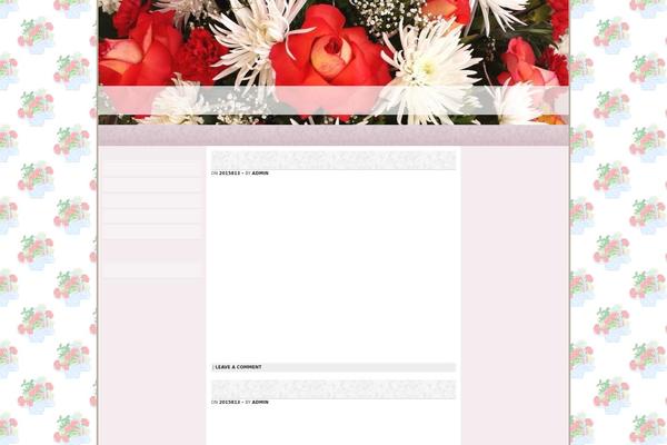 Ranunculus theme site design template sample