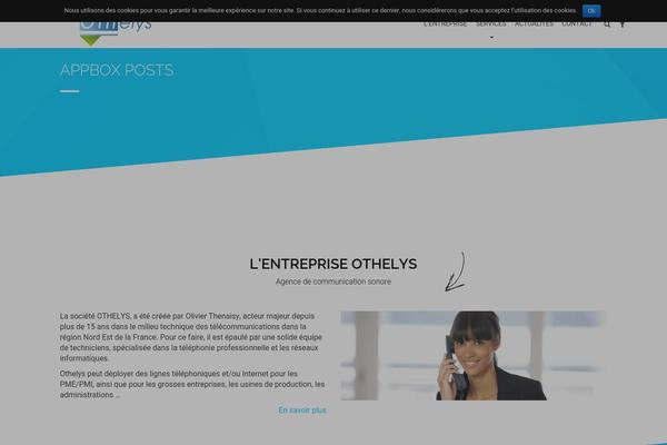 othelys.fr site used Appbox