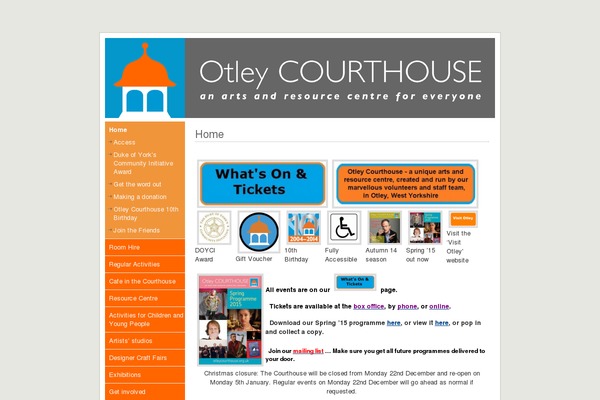 otleycourthouse.org.uk site used Otley