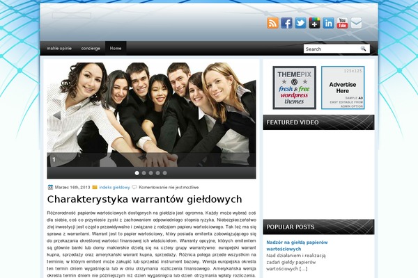 WordPress website example screenshot