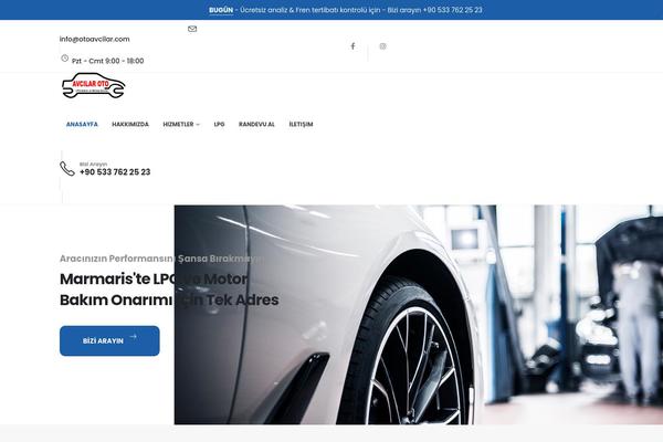 WordPress website example screenshot