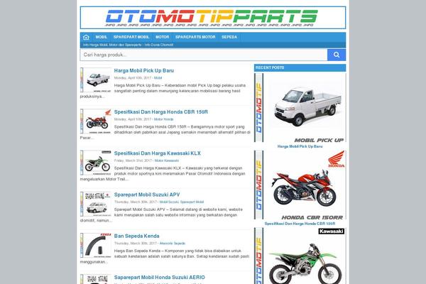 WordPress website example screenshot