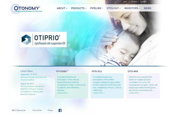otonomy.com site used Otonomy