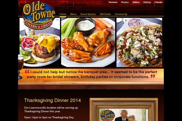 oldetowne theme websites examples