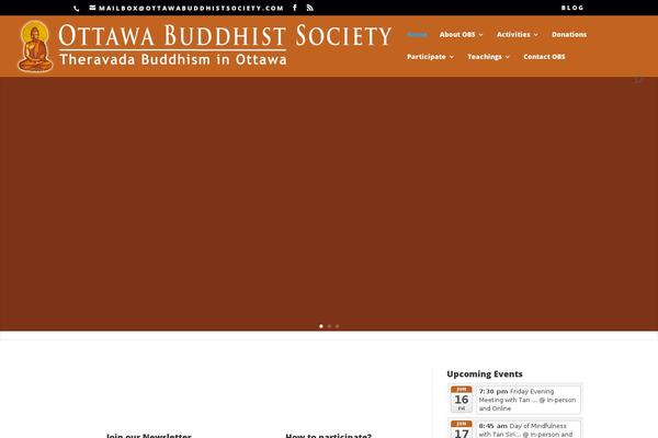 ottawabuddhistsociety.com site used Divi-child-obs