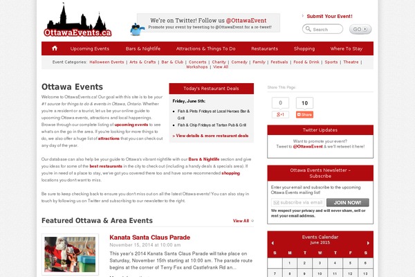 ottawaevents.ca site used Ottawaevents