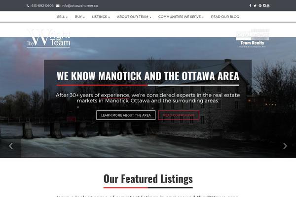 ottawahomes.ca site used Wright-theme