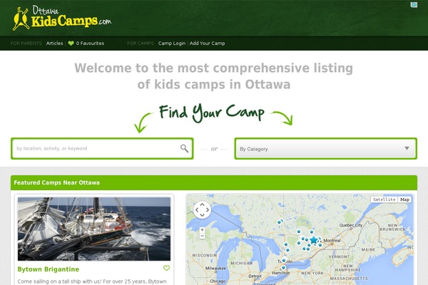 Site using Citizen-camps plugin