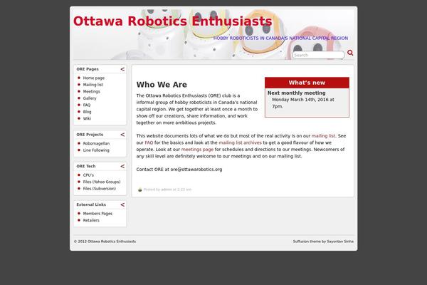 ottawarobotics.org site used Crio