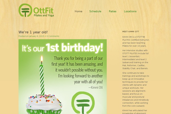 WordPress website example screenshot