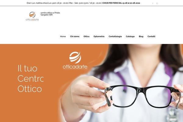 Optometry theme site design template sample