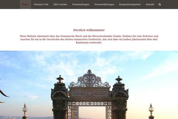Impreza theme site design template sample