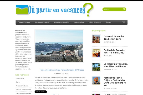 WordPress website example screenshot