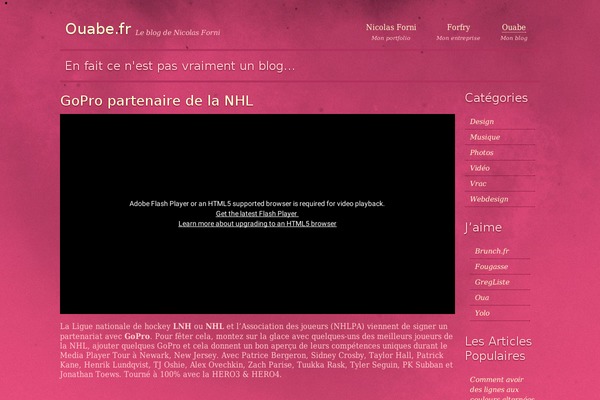 Site using Audio Player plugin