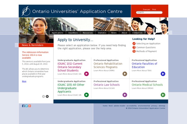 ouac.on.ca site used Ouac-theme