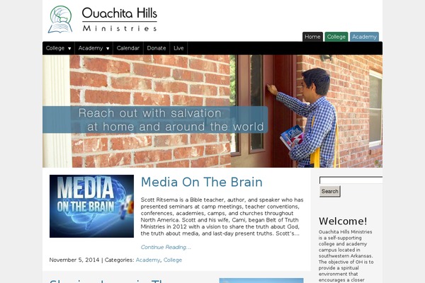 ouachitahills.org site used Ouachitahills