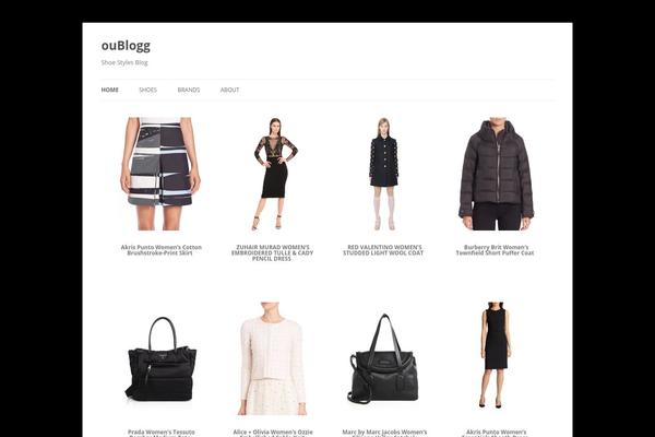 Twenty Twelve theme site design template sample