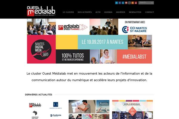 ouestmedialab.fr site used Thunder