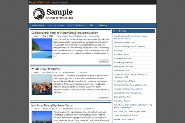 Thesis theme site design template sample