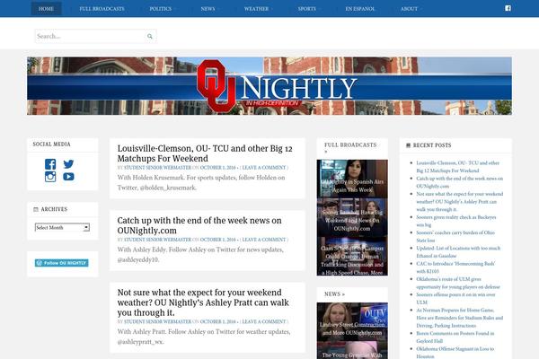 ounightly.com site used News-vibe