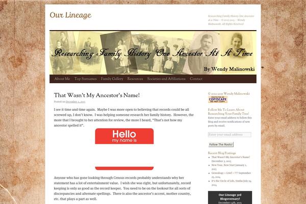 WordPress website example screenshot