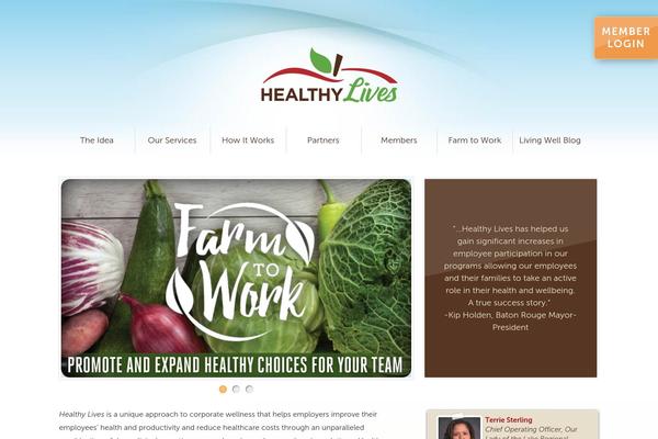 ourhealthylives.org site used Healthylives