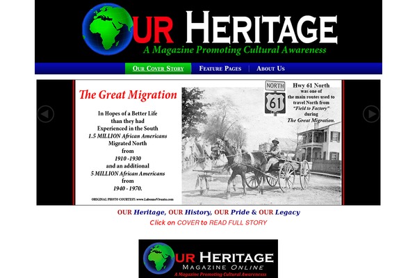 ourheritagemagazine.com site used Our_heritage_2013_1000_3col_blkhd_whtblugrn