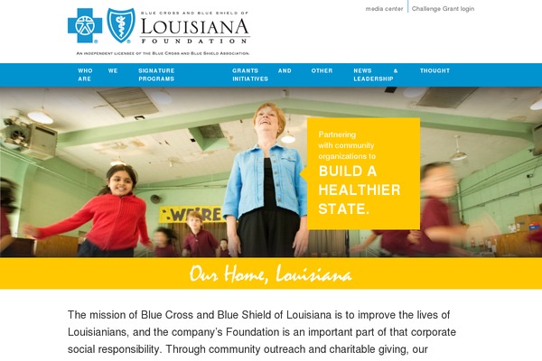 ourhomelouisiana.org site used Bluecross