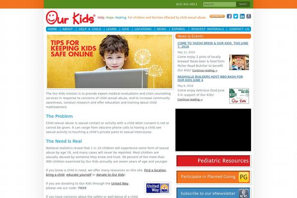 ourkidscenter.com site used Ourkids2018