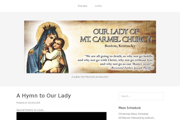 WordPress website example screenshot