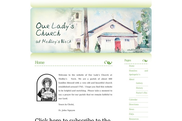 ourladyschurch.org site used Simplegreen