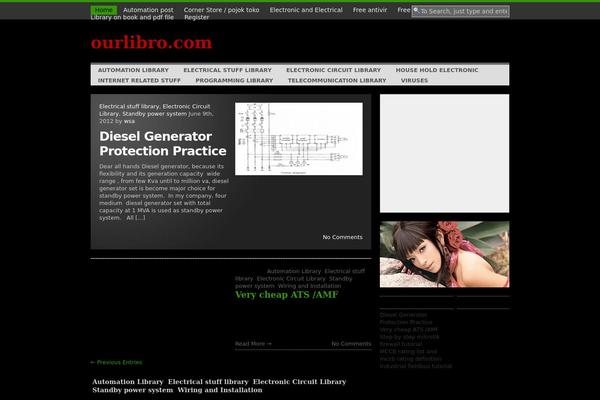 Hamasaki theme site design template sample