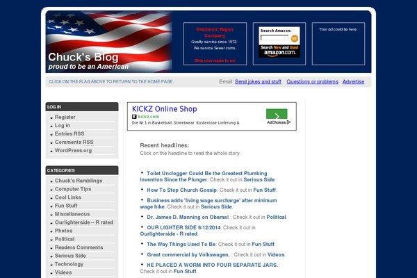chuck WordPress theme, websites list used chuck theme chuck theme websites examples