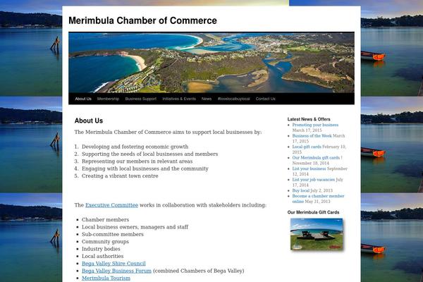 ourmerimbula.com.au site used Scbn_theme