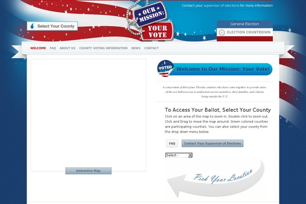 ourmissionyourvote.us site used Omyv